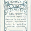 H.M.S. "Swift."