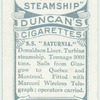 S.S. "Saturnia."