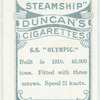S.S. "Olympic."