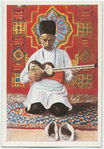 Persicher Gitarrespieler in Teheran.