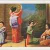 Teehaustanz in Japan.