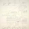 Ibsamboul [Abu-Simbel]. Grand spéos: grande galerie ou vestibule, paroi nord. Rangée supérieure, sixième tableau vers l'angle nord-ouest.