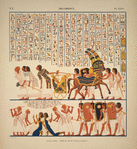 Ibsamboul [Abu-Simbel]. Grand spéos. Suite et fin du second [quatrième] tableau.