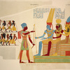 Ibsamboul [Abu-Simbel]. Grand spéos: grande salle, paroi est. 2-me tableau.