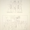 Derri [el-Derr]. Hémi-spéos,  2-e salle: 1. à droite de la porte; 2. paroi droite.