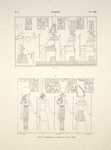 Dekké [el-Dakka]. 1 et 2. À gauche de la porte du sanctuaire.