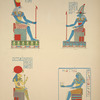 Île de Philae. 1. Grand Temple, pronaos; 2. Idem, idem; 3. Idem, idem; 3. Idem, Idem.