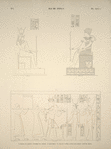 Île de Philae. 1. Édifice de droite, chambre de Tibère; 2. Idem, idem; 3. Grand temple, espèce de cabinet à côté du sécos.