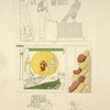 Île de Philée [Philae]. 1. Édifice ruiné de l'ouest; 2. Sujet symbolique; 3. Sur un bloc, entre Philée et Syène.