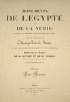 Monuments de l'Égypte et de la Nubie, ... [Title page, vol. 2]