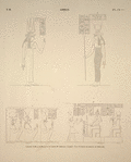 Ombos. 1. Grand temple, bandeau d'une porte du pronaos; 2. Idem; 3 et 4. Porte de droite du pronaos.