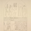 Djébel-Selséléh [Gebel el-Silsila]. Grand spéos, paroi intérieure de la dernière porte au nord.