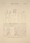 Djébel-Selséléh [Gebel el-Silsila]. Grand spéos, paroi intérieure de la dernière porte au nord.