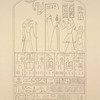 Djébel-Selséléh [Gebel el-Silsila]. Grand spéos, première stèle à droite de l'entrée du sanctuaire.