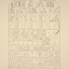 Djébel-Selséléh [Gebel el-Silsila]. Grand spéos, dernière stèle à droite de la porte du sanctuaire.