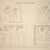 Esséboua [el-Sebua], Dandour [Dendur], Guirché [Gerf Hussein]. 1. Esséboua, temple, bandeau de la porte; 2. Dandour; 3. Djébel Selséléh, chapelle de Rhamsès II; 4. Ombos, grand temple, deuxième pièce après le pronaos.