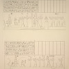 Edfou [Idfû]. 1. Grand temple, intérieur du pronaos; 2. Idem, idem.
