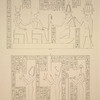 Edfou [Idfū]. 1. Paroi extérieure de l'arrière de l'enceinte du grand temple; 2. Idem, idem.