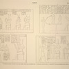 Edfou [Idfū]. 1. Typhonium, paroi de gauche du sanctuaire, premier tableau de la deuxičme rangée; 2. Idem, idem, second tableau; 3. Idem, idem; 4. Idem, idem, premičre rangée ą droite.