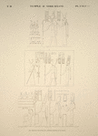 Temple au nord d'Esné[h] [Isnâ]. Bas-relief sculptés sur diverses parties de ce temple.