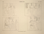 Hermonthis [Armant]. 1-4. Mammisi, paroi ą droite.