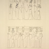 Hermonthis [Armant]. 1 et 2. Paroi est en dehors de la porte du sécos.
