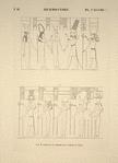 Hermonthis [Armant]. 1 et 2. Paroi est en dehors de la porte du sécos.