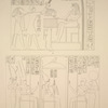 Thèbes, Kourna [Thebes, Qurna]. 1. Ménephthéum, première chambre à gauche de la salle principale; 2.  Idem, seconde chambre sur le même plan.