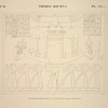 Thèbes, Kourna [Thebes, Qurna]. Palais de Rhamsès III, pièce à la suite de la salle hypostyle.