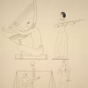 Thèbes, Kourna [Thebes, Qurna]. Peintures copiées, dans les tombeaux.