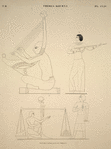 Thèbes, Kourna [Thebes, Qurna]. Peintures copiées, dans les tombeaux.