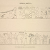 Thèbes, Kourna [Thebes, Qurna]. 1 et 2. Frises exécutées dans le quatrième tombeau.