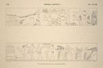 Thèbes, Kourna [Thebes, Qurna]. 1 et 2. Frises exécutées dans le quatrième tombeau.