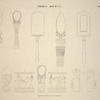 Thèbes, Kourna [Thebes, Qurna]. Objets trouvés dans les tombeaux.