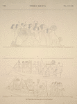 Thèbes, Kourna [Thebes, Qurna]. 1 et 2. Peintures exécutées dans l'un des tombeaux.