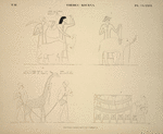 Thèbes, Kourna [Thebes, Qurna]. Peintures copiées dans les tombeaux.