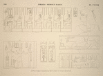 Thèbes, Médinet-Habou [Thebes, Medinet Habu]. 1-5. Temple d'Hathôr et de Tméi [sic]; 6. Édifice au sud de l'Hippodrome.