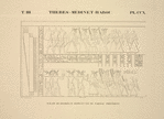 Thèbes, Médinet-Habou [Thebes, Medinet Habu]. Palais de Rhamsès IV, suite et fin du tableau précédent.