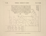 Thèbes, Médinet-Habou [Thebes, Medinet Habu]. Palais de Rhamsès IV, fin du tableau précédent.