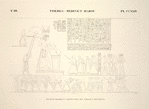 Thèbes, Médinet-Habou [Thebes, Medinet Habu]. Palais de Rhamsès IV, continuation des tableaux précédents.