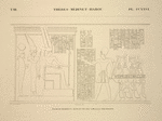 Thèbes, Médinet-Habou [Thebes, Medinet Habu]. Palais de Rhamsès IV, suite en fin des tableaux précédents.