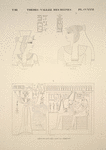 Thèbes, Vallée des Reines [Thebes, Valley of the Queens]. Peintures exécutées dans les tombeaux.