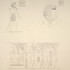 Thèbes, Biban-el-Molouk [Thebes, Biban el-Muluk]. Sujets dessinés dans le tombeau de Rhamsès Premier.