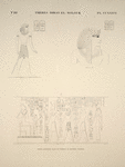 Thèbes, Biban-el-Molouk [Thebes, Biban el-Muluk]. Sujets dessinés dans le tombeau de Rhamsès Premier.