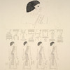 Thèbes, Biban-el-Molouk [Thebes, Biban el-Muluk]. Tombeau de Ménephtha Premier, suite de la frise précédente.
