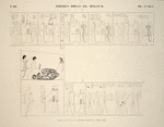 Thèbes, Biban-el-Molouk [Thebes, Biban el-Muluk]. Tombeau de Ménephtha Premier, suite de la même frise.
