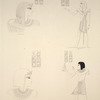 Thèbes, Biban-el-Molouk [Thebes, Biban el-Muluk]. 1 et 2. Tombeau de Ménephtha II (Pétubastes); 3 et 4. Tombeau de Ménephtha III.
