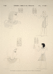 Thèbes, Biban-el-Molouk [Thebes, Biban el-Muluk]. 1 et 2. Tombeau de Ménephtha II (Pétubastes); 3 et 4. Tombeau de Ménephtha III.