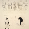 Thèbes, Biban-el-Molouk [Thebes, Biban el-Muluk]. Peintures exécutées dans le tombeau de Rhamsès IV (Maiamoun).