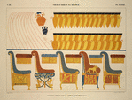 Thèbes, Biban-el-Molouk [Thebes, Biban el-Muluk]. Peintures copiées dans le tombeau de Rhamsès IV (Maiamoun).